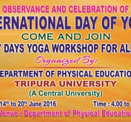 Observance of International Day of Yoga